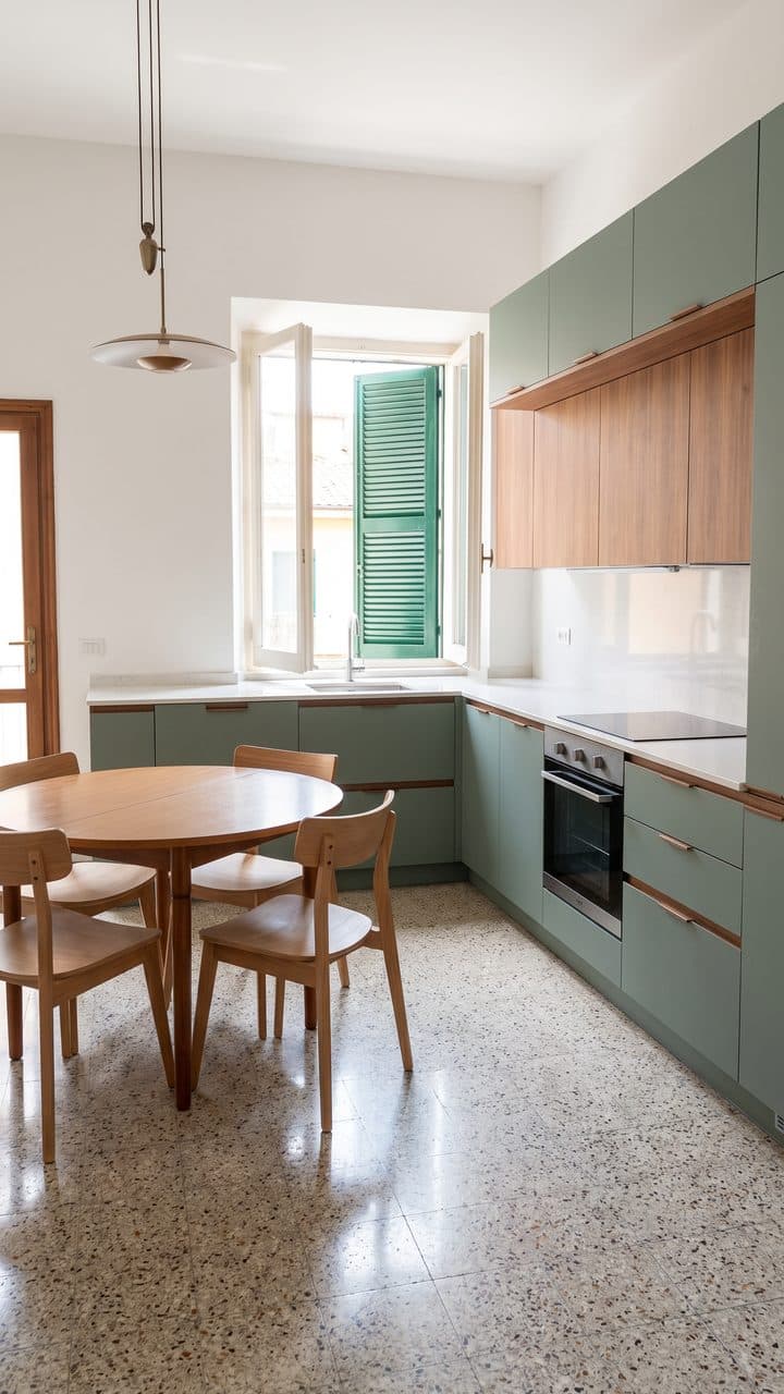 Cucina, rendering di progetto